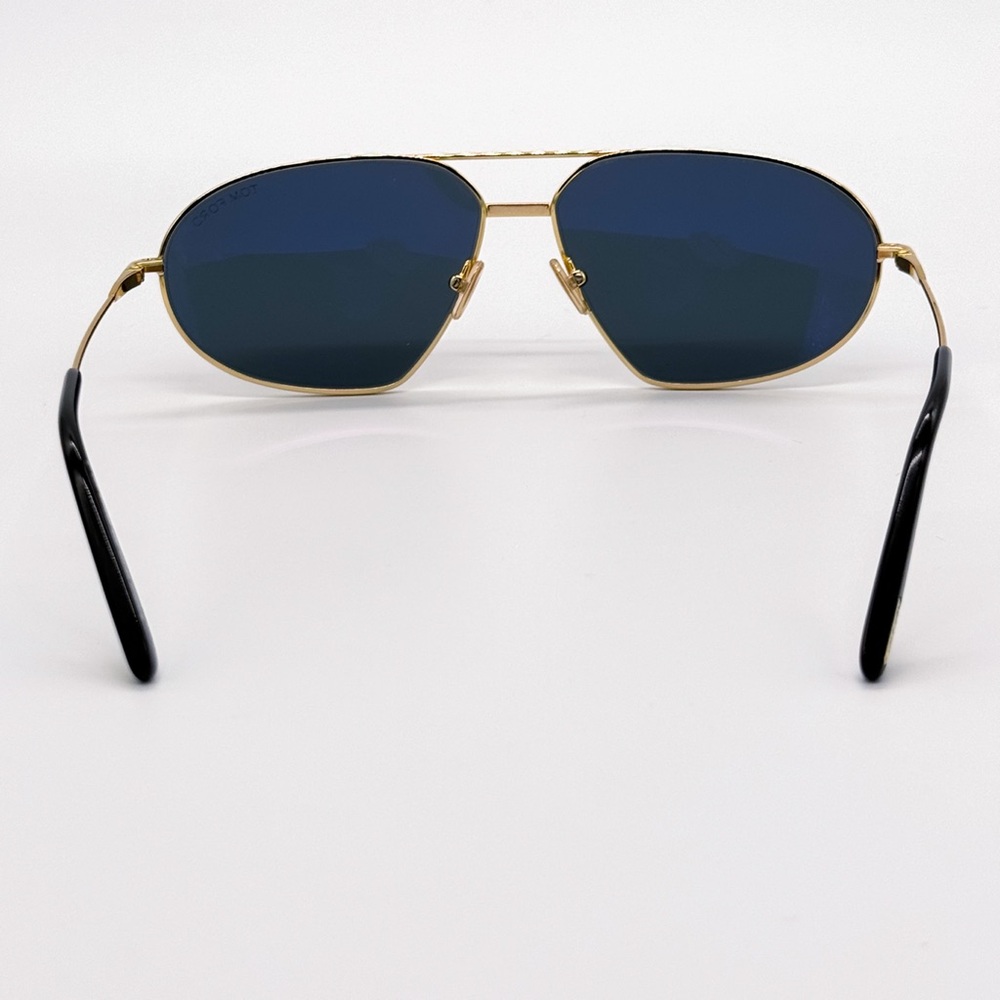 NEW TOM FORD BRADFORD TF771 30A UNISEX SUNGLASSES FT0771/S GOLD GREY EYEWEAR - Picture 5 of 8